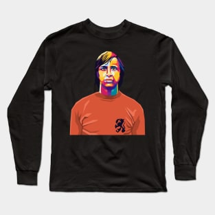 cruyff pop art Long Sleeve T-Shirt
